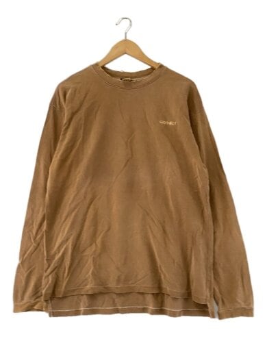 商品画像：長袖Tシャツ/S/コットン/BRW/無地/76104/USA製// 1