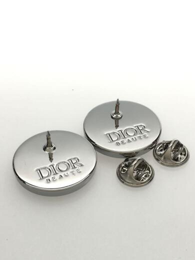 画像：Christian Diorコスメノベルティ/アクセサリー/ネイビー/ブラック/レディース/ピンバッチ/2個セット4