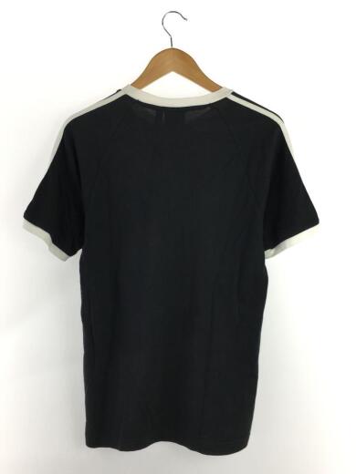 画像：adidasTシャツ/L/コットン/ブラック/無地/cw12022