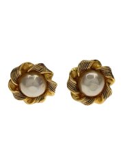 イヤリング/ゴールド/レディース/石付き