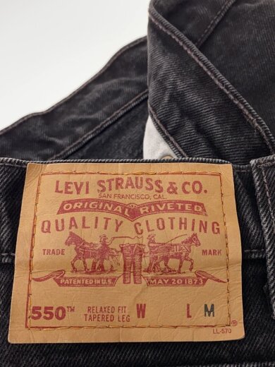 商品画像：ボトム/コットン/ブラック/無地/09522-0260/ボタン裏554/550 4