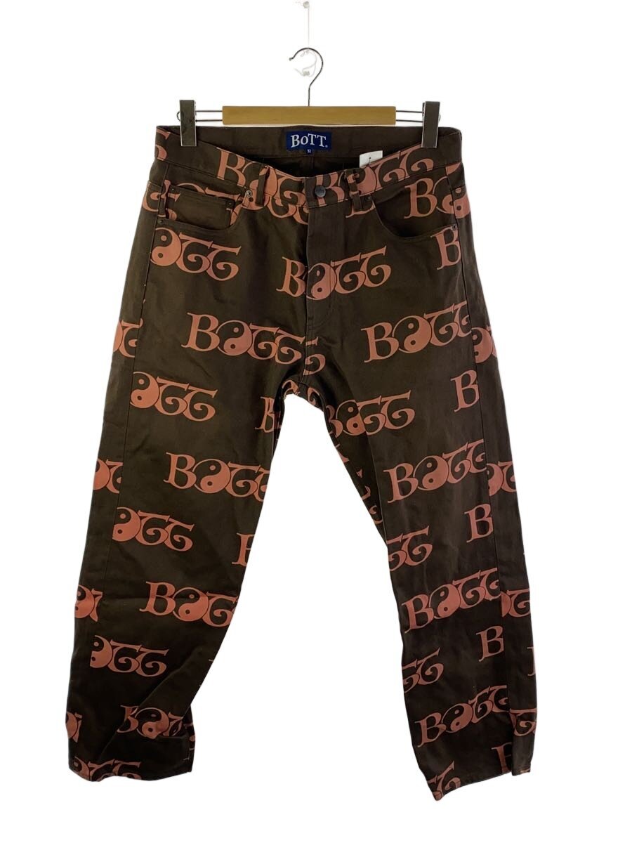BoTT / ボトム/L/コットン/ブラウン/総柄/231BoTT04