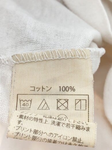 商品画像：長袖Tシャツ/L/コットン/ホワイト 4