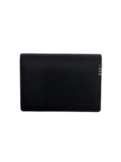 商品画像：カードケース/レザー/ブラック/無地/メンズ/PSU003 1