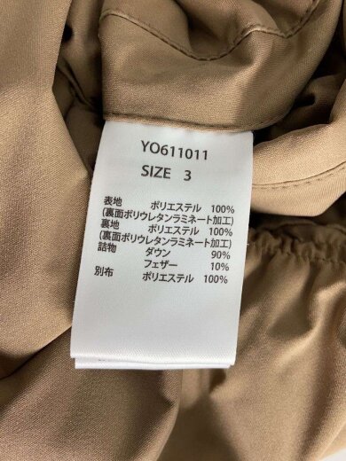 商品画像：ダウンジャケット/3/ポリエステル/ブラウン/YO611011 4
