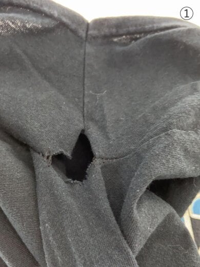 商品画像：Tシャツ/XL/コットン/ブラック 6