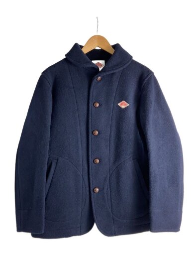 商品画像：ジャケット/42/ウール/ネイビー/無地/JD-8237 WOM/丸襟ウールモッサジャケット// 1