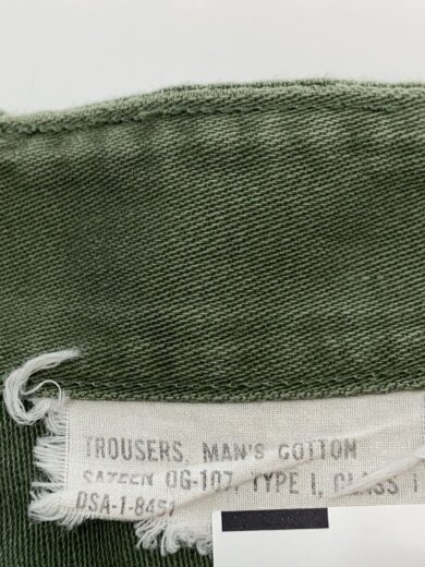商品画像：ボトム/30/コットン/グリーン/dsa-1-8451/60s/コットンサテン/ベイカーパンツ 6