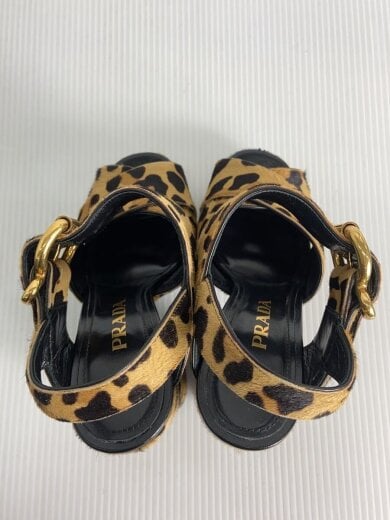 商品画像：サンダル/35/マルチカラー/ハラコ/ヒョウ柄 3