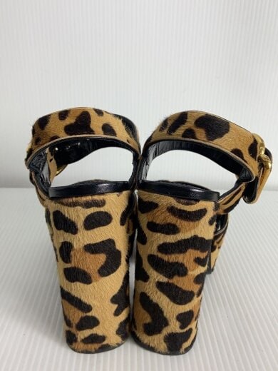 商品画像：サンダル/35/マルチカラー/ハラコ/ヒョウ柄 6