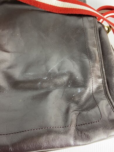 商品画像：ショルダーバッグ/レザー/ブラウン/無地/ 7