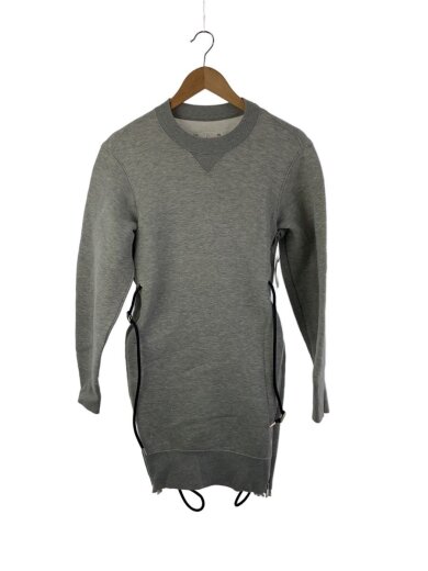 商品画像：長袖ワンピース/2/コットン/グレー/19-04779 1