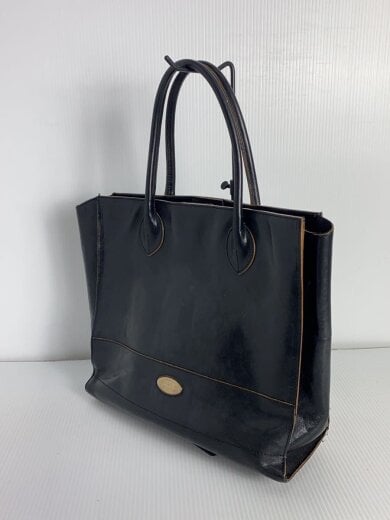 商品画像：トートバッグ/レザー/ブラック/無地 2