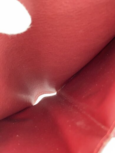 商品画像：3つ折り財布/ボルドー/メンズ/内側汚れ有 6