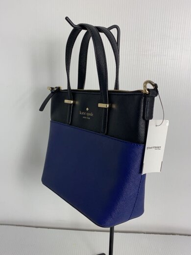 商品画像：ショルダーバッグ/レザー/ネイビー/無地 2