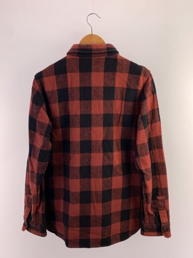 商品画像：長袖シャツ/XL/コットン/レッド/チェック/HV-23 2