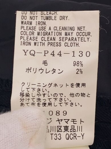 商品画像：ボトム/2/ウール/ブラック/YQ-P44-130 6