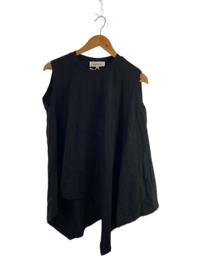 商品画像：ノースリーブカットソー/38/コットン/ブラック/300ca280-1460 1