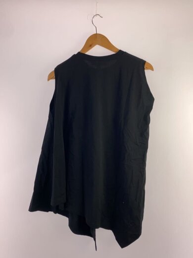 商品画像：ノースリーブカットソー/38/コットン/ブラック/300ca280-1460 2