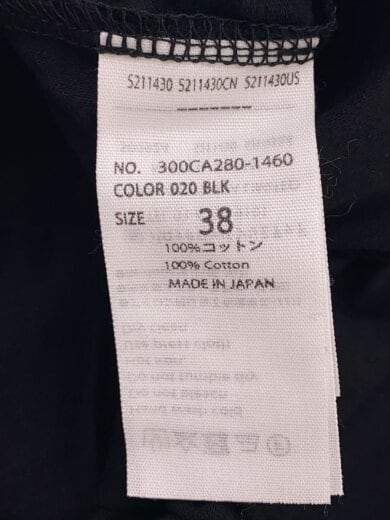 商品画像：ノースリーブカットソー/38/コットン/ブラック/300ca280-1460 4