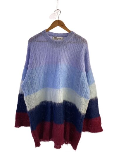 商品画像：ニット・セーター(厚手)/FREE/ナイロン/マルチカラー/ボーダー/22SS K-3 1