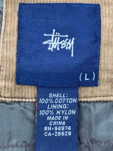 商品画像：ジャケット/L/コーデュロイコーチジャケット/キャメル/無地/ 3