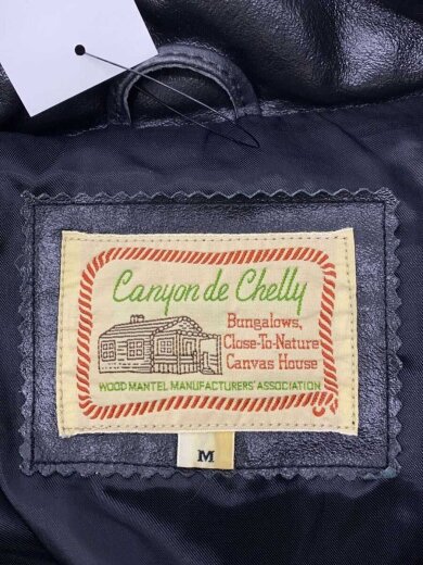商品画像：Canyon de Chelly/ブルゾン/M/牛革/ブラック 3