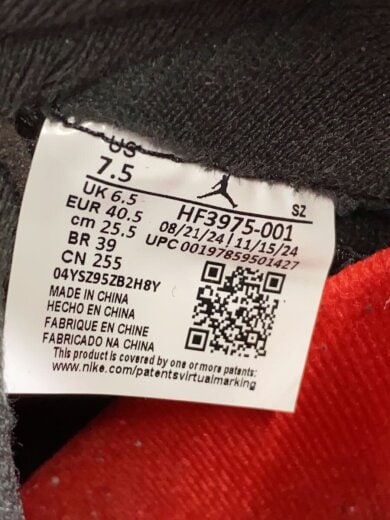 商品画像：ハイカットスニーカー_HF3975-001/25.5cm/ブラック 5