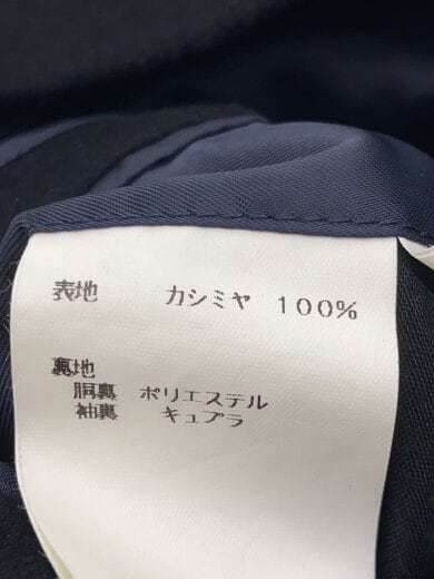 商品画像：ROBERTA MICHETTI/チェスターコート/M/カシミア/ブラック/A-KTK734-1/カシミア100 4