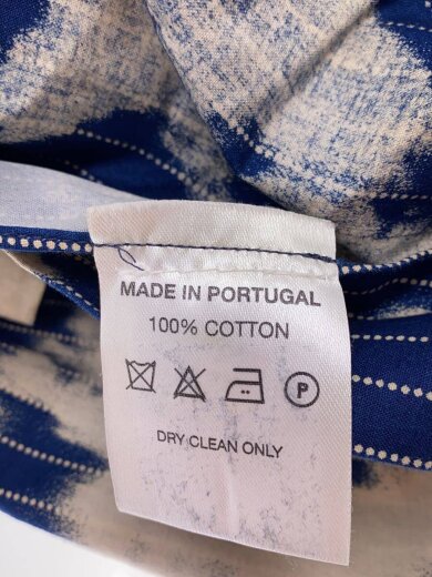 商品画像：半袖シャツ/S/コットン/ブルー/ストライプ/タイダイ 4