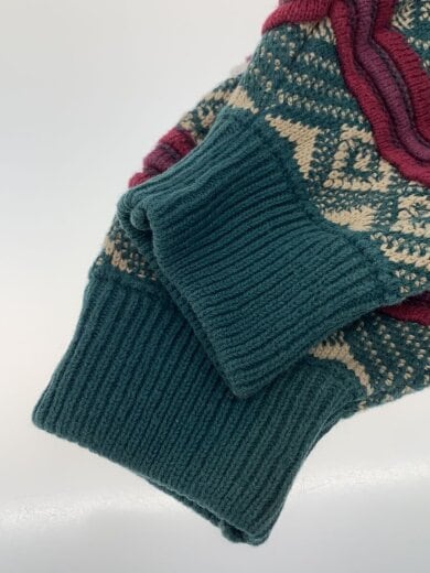 商品画像：cotton traders/ニット・セーター(厚手)/L/コットン/マルチカラー/総柄/3Dニット 5