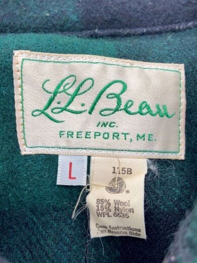 商品画像：ジャケット/L/ウール/グリーン/チェック/筆記体タグ// 3