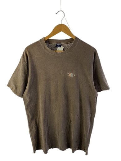 商品画像：Tシャツ/L/コットン/ブラウン/紺タグ/USA製 1