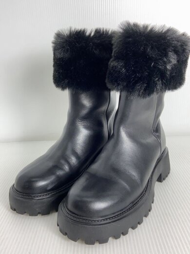 商品画像：ブーツ/38/ブラック/ファー付き/季節外 2