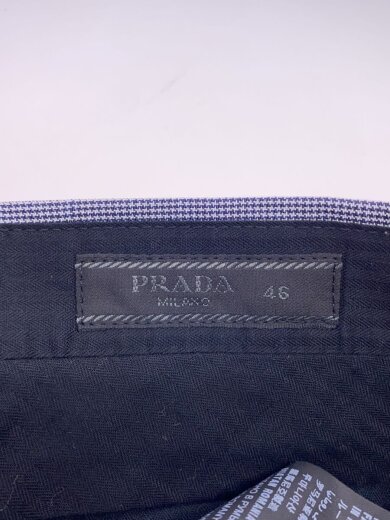 商品画像：スラックスパンツ/46/グレー/千鳥格子 4