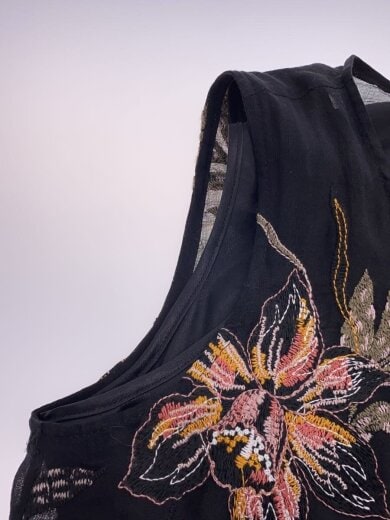 商品画像：internationaldesign/ノースリーブワンピース/40/リネン/ブラック/1701-11512 5