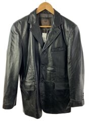 レザージャケット・ブルゾン/L/羊革/ブラック/FEDI