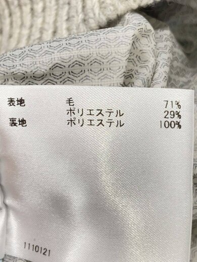 商品画像：カーディガン(厚手)/M/ウール/グレー/カウチン型 4