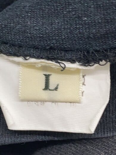 商品画像：Tシャツ/L/コットン/ブラック 4