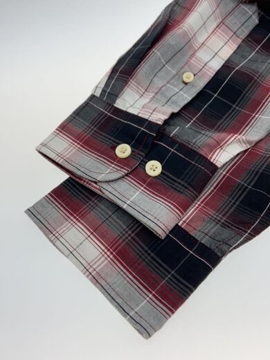 商品画像：長袖シャツ/L/コットン/マルチカラー/チェック/90s/バングラデシュ製/ボタンダウンシャツ 5