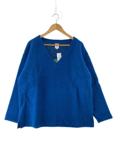 商品画像：ニット・セーター(厚手)/M/ウール/ブルー/NS824/S.S. V Neck Boiled Jersey// 1