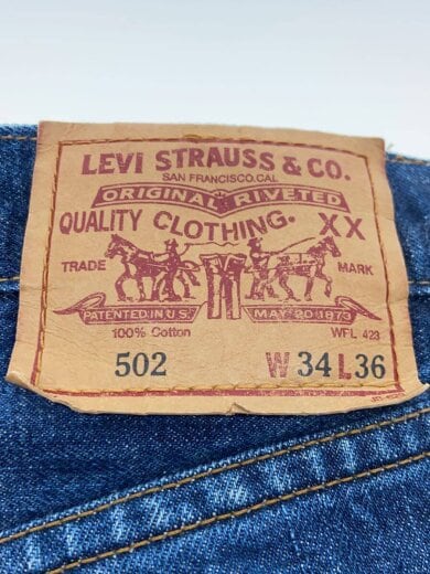 商品画像：ボトム/34/コットン/インディゴ/502-XX 4