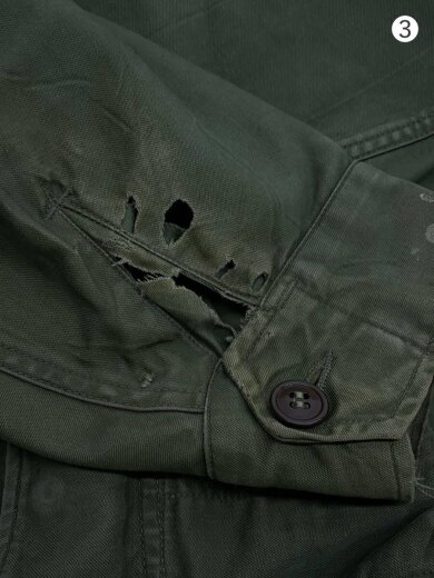 商品画像：ミリタリージャケット/カーキ/8405-255-8556/TALON/50s/ライナー無し 4