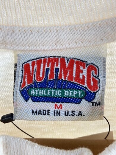 商品画像：Tシャツ/M/コットン/クリーム/USA製/CHICAGO BULLS 3