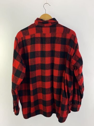 商品画像：長袖シャツ/レッド/チェック/60s/バッファローチェック 2