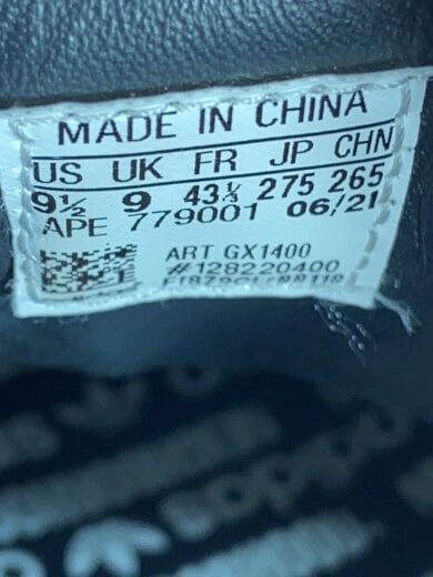 商品画像：シューズ/26.5cm/ブラック/GX1400/NEIGHBORHOOD/NEIGHBORHOOD 5