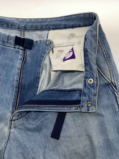 商品画像：DENIM WIDE TAPERED PANTS_デニムワイドテーパードパンツ/34/コットン/インディゴ 3