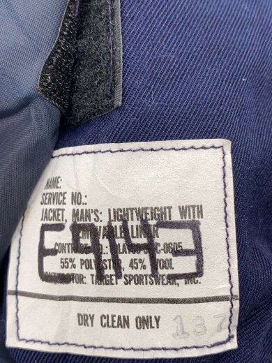 商品画像：ジャケット/ネイビー/8405-01-298-6893 3