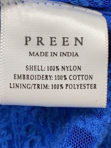 商品画像：長袖ワンピース/S/ナイロン/ブルー 5