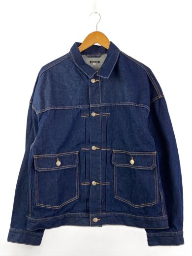 商品画像：カバーオール/M/コットン/インディゴ/無地/19F-MHP-001 1